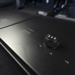 Ford F-450 Super Duty Underseat Lockbox - Rear - Tuffy Products - 3-Digit Combo Lock - Black - `17-`24